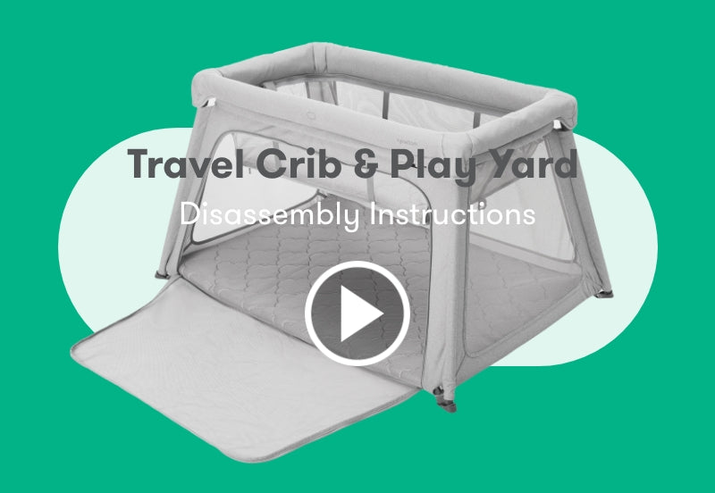 Travel Crib Play Yard Breathable Washable