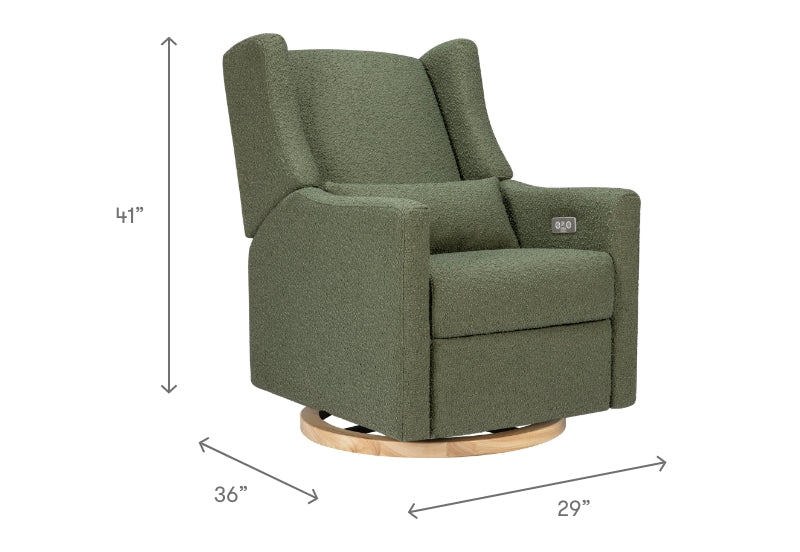 Kiwi Glider Recliner in Boucle