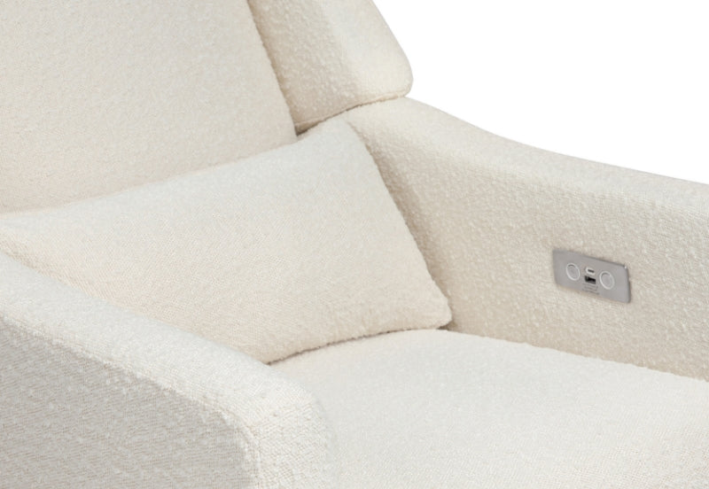 Kiwi Glider Recliner in Boucle