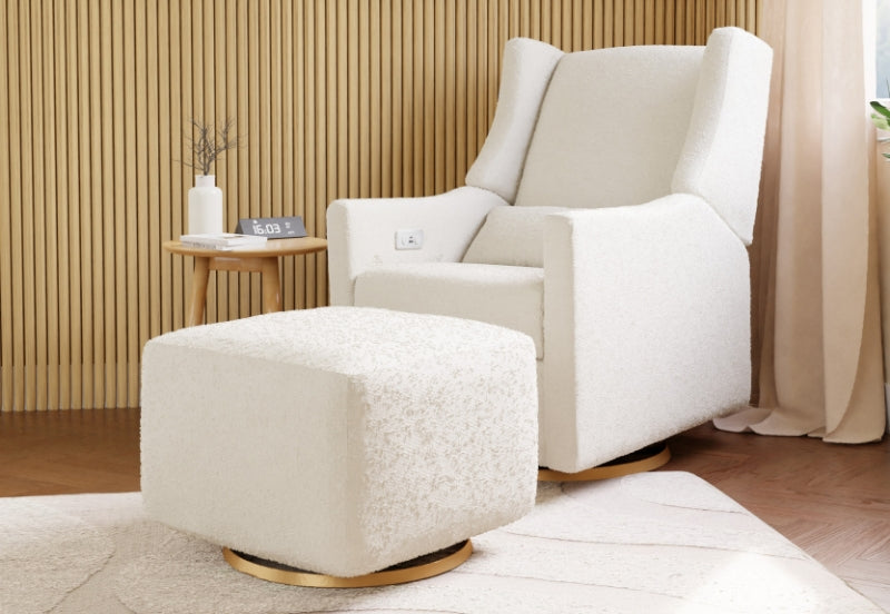 Kiwi Glider Recliner in Boucle