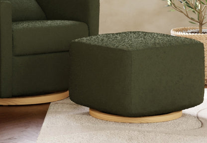 Kiwi Gliding Ottoman in Boucle