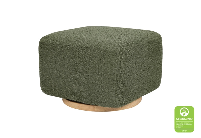 Kiwi Gliding Ottoman in Boucle