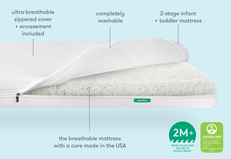 Safe Breathable Crib Mattress Newton Baby