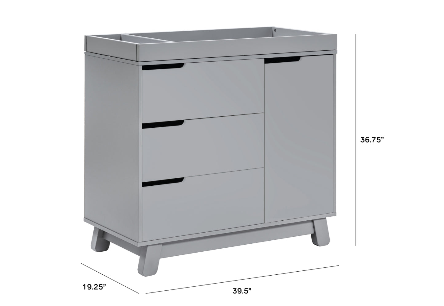 Hudson 3-Drawer Changer Dresser