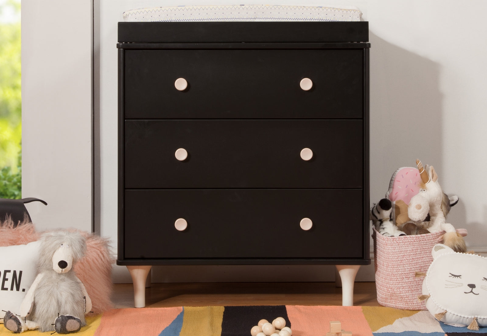 Black baby dresser online