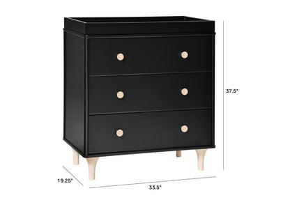 Lolly 3-Drawer Changer Dresser