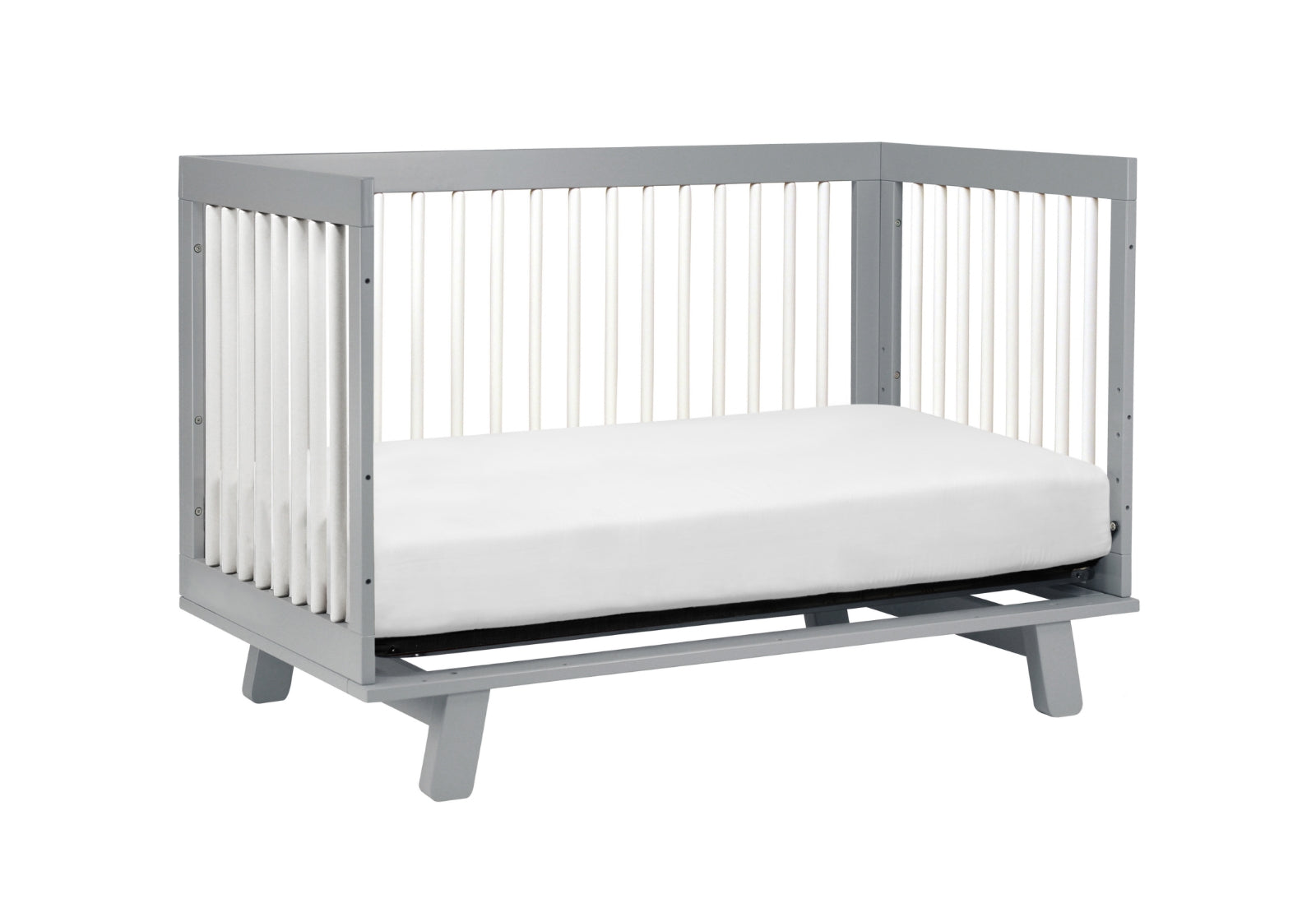 Babyletto hudson crib grey and white online