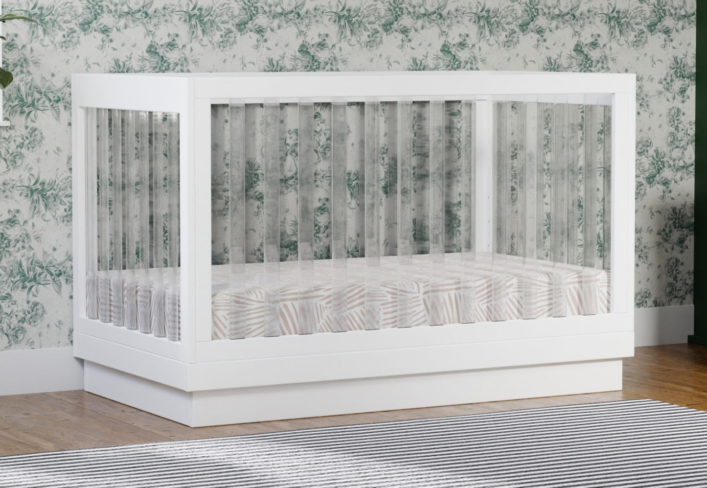 Harlow Acrylic Convertible Crib