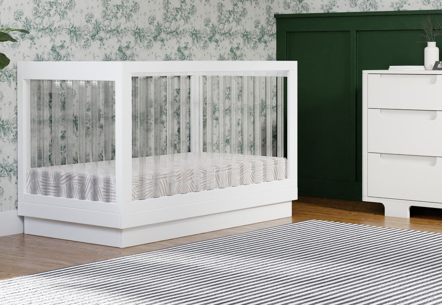 Harlow Acrylic Convertible Crib