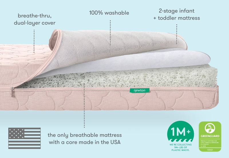 Safe Breathable Crib Mattress Newton Baby